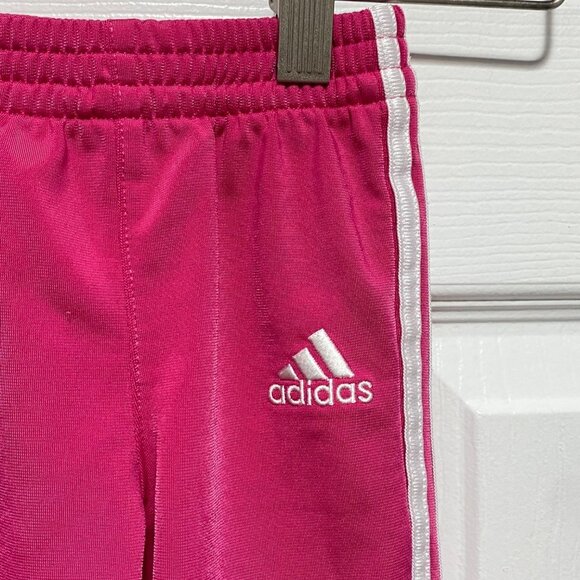 Adidas Infant Girl's Hot Pink Polyester Jogger Sweatpants Size 12 months - Picture 5 of 5